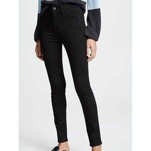Madewell High Rise Black Skinny Jeans 28